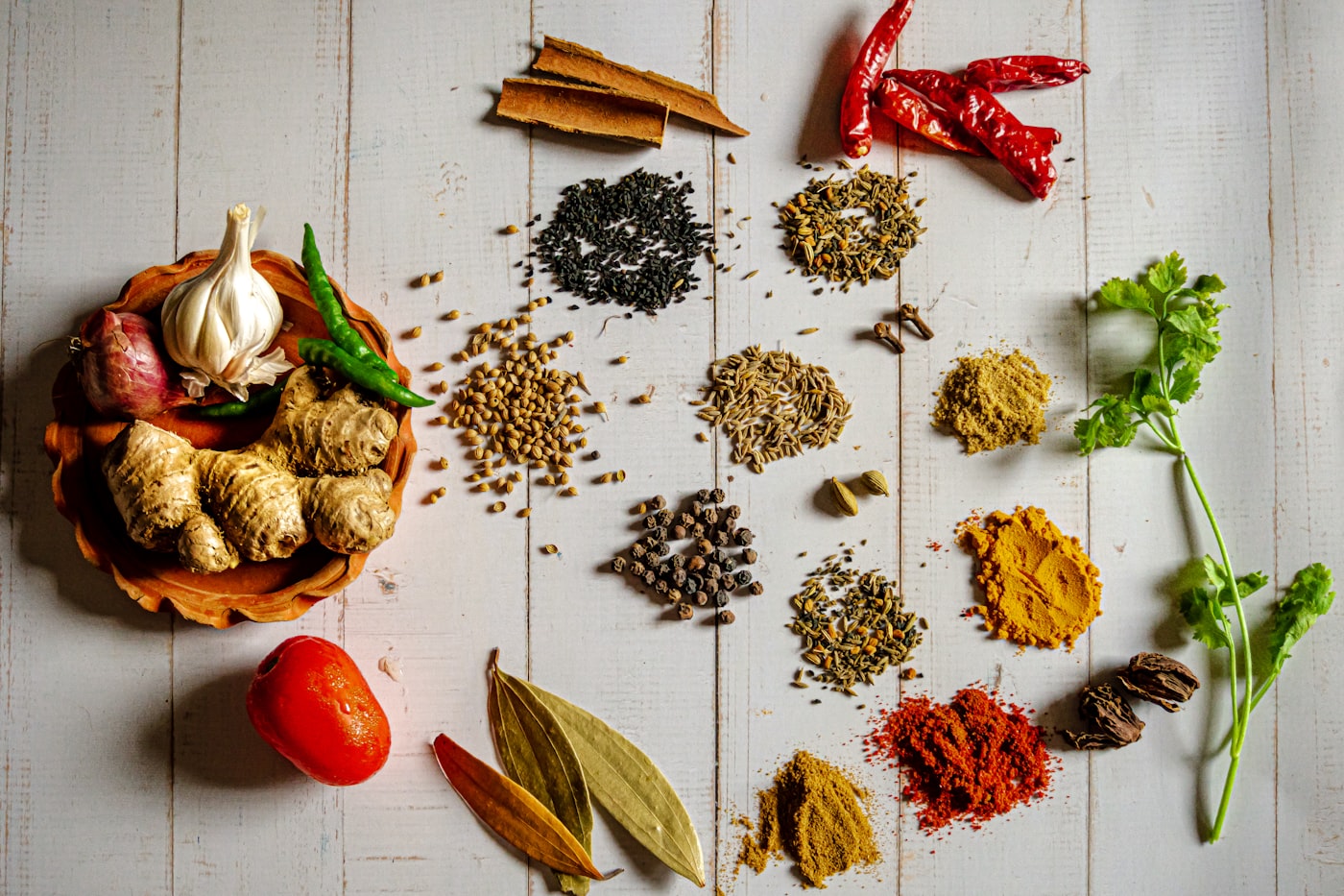 Whole spices used in Hyderabadi cooking
